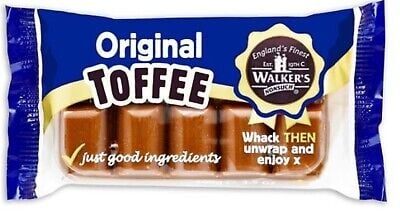 Walkers Original Toffee Bar 100g
