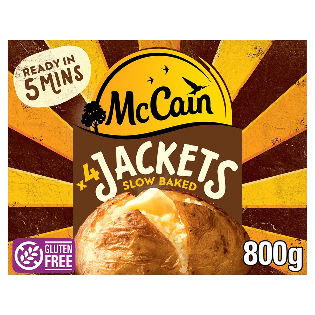 McCain Jacket Potatoes x4 800g