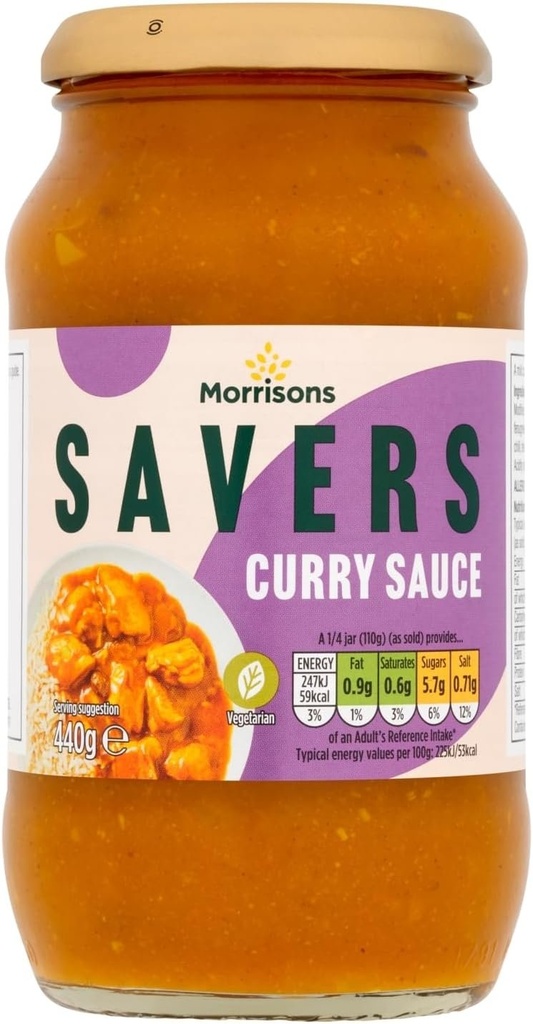 Morrisons Savers Curry Sauce 440g