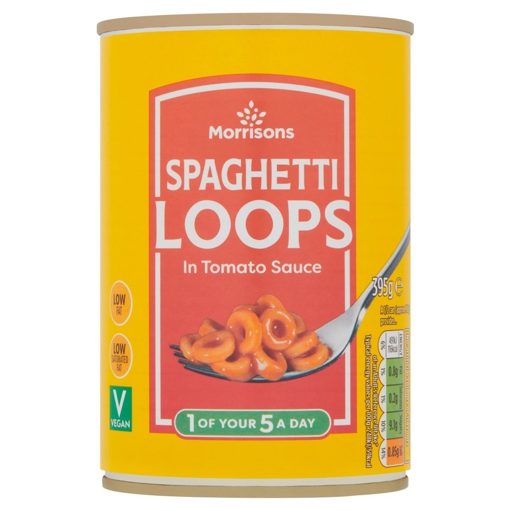 [105491601] Morrisons Spaghetti Loops 395g