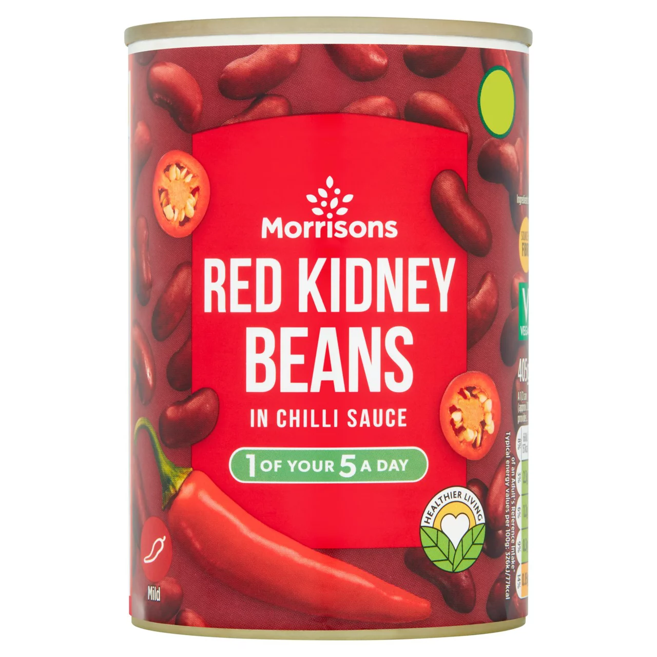 [105407157] Morrisons Red Kidney Beans in Chilli Sauce 405g