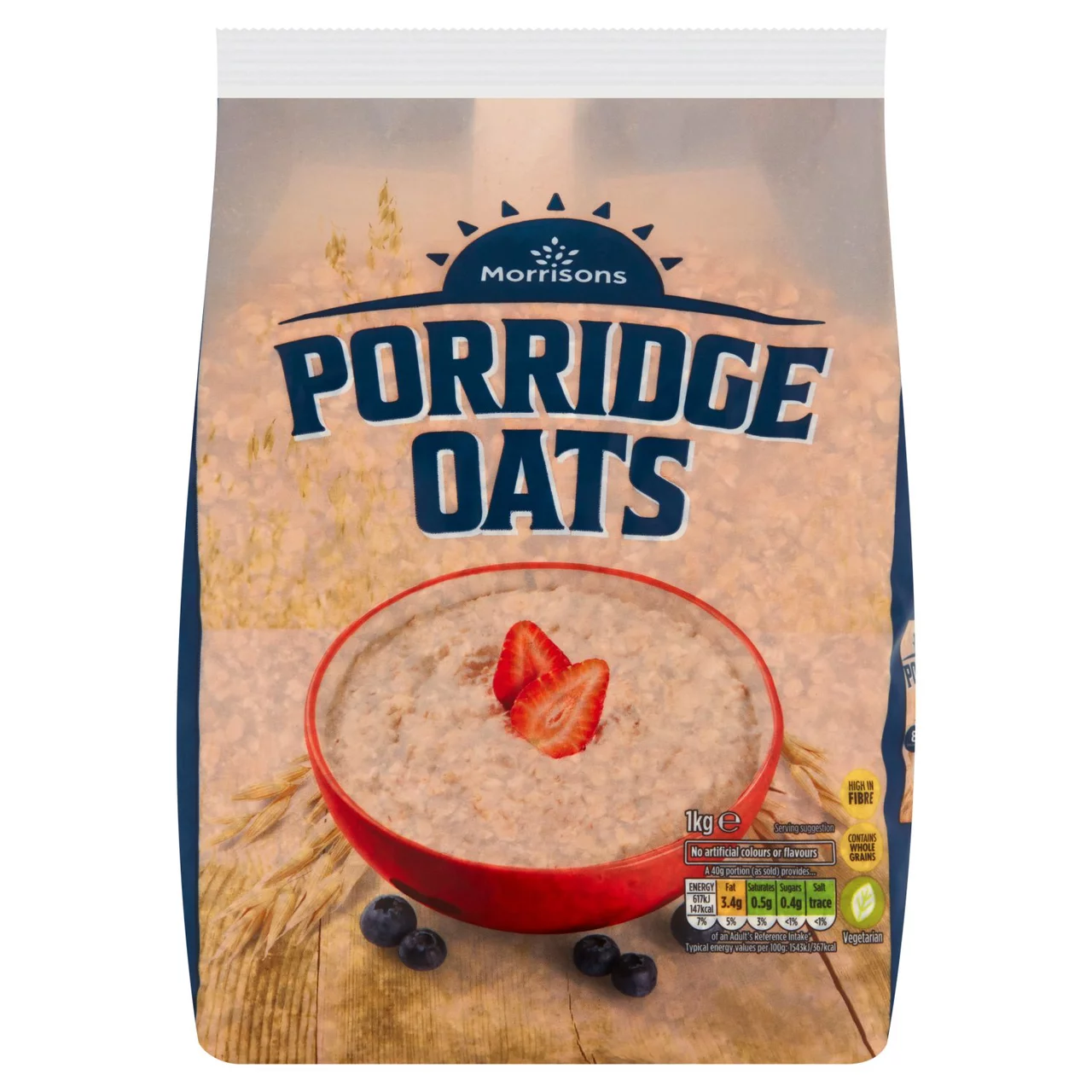 [108900271] Morrisons Rise & Shine With Porridge Oats 1kg
