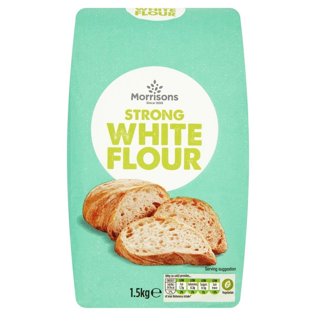 [107488093] Morrisons Strong White Flour 1.5kg