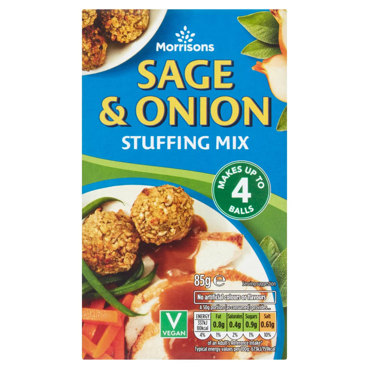 [109907116] Morrisons Sage & Onion Stuffing 85g