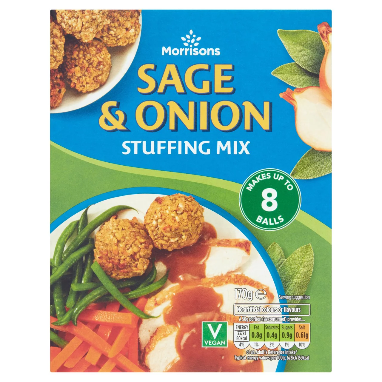 [109907141] Morrisons Sage & Onion Stuffing 170g