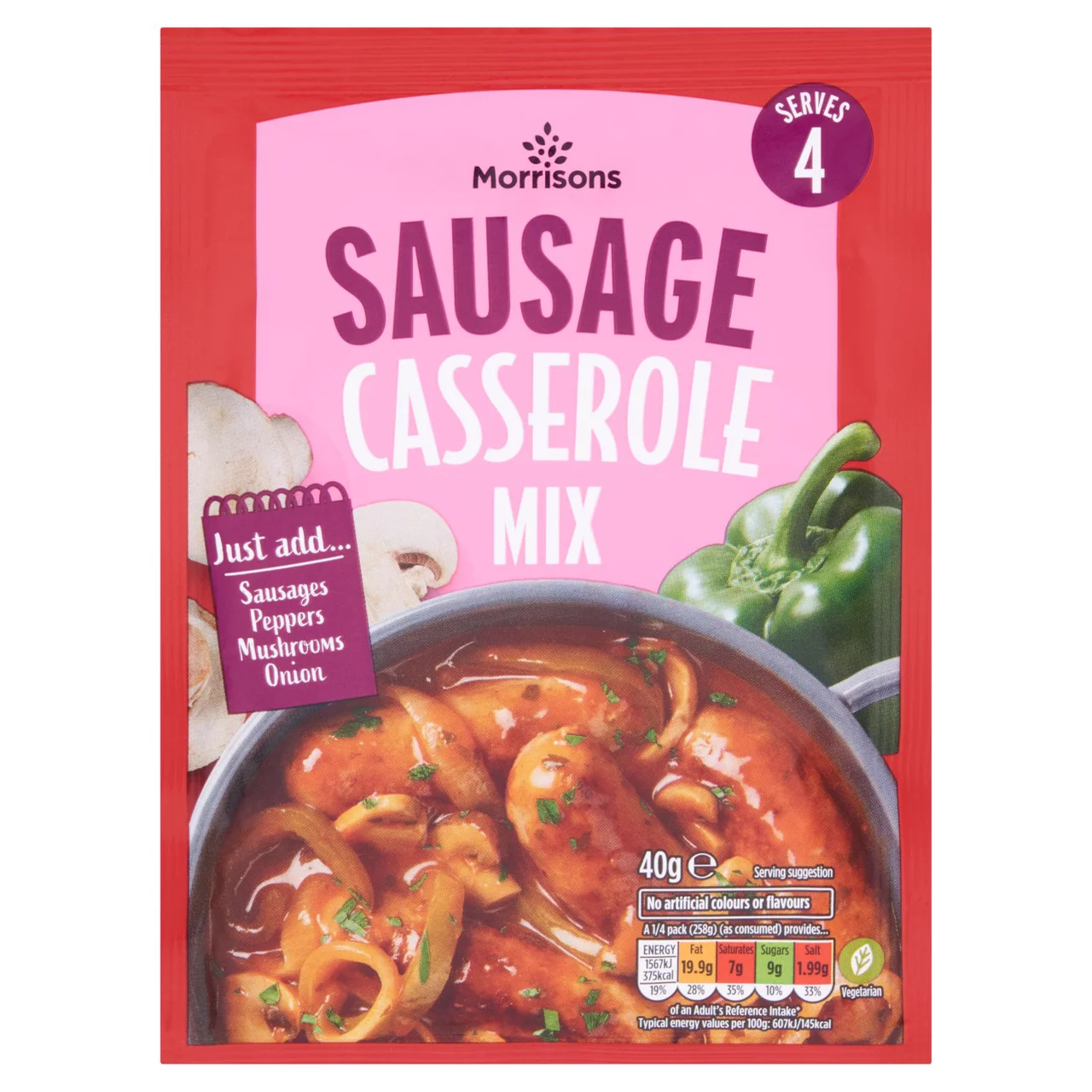 [111798318] Morrisons Sausage Casserole Sauce Mix 40g