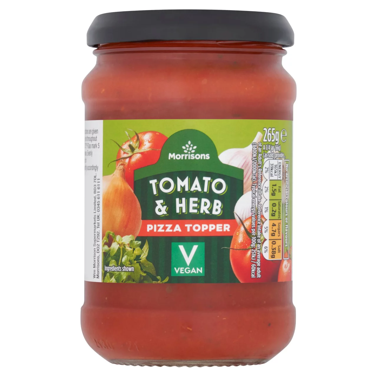 Morrisons Tomato & Herb Pizza Topper 265g