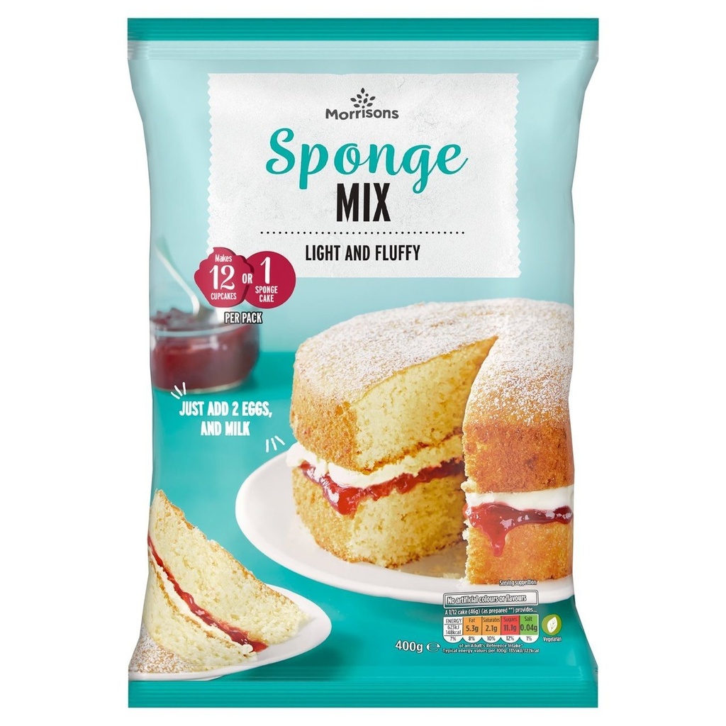 [106251810] Morrisons Sponge Mix Plain 400g