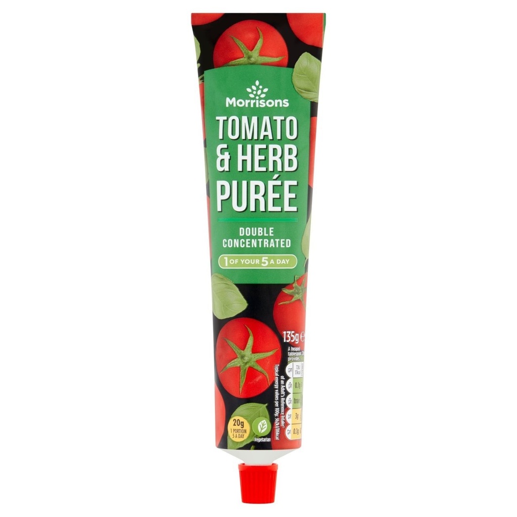 Morrisons Tomato Puree with Basil 135g