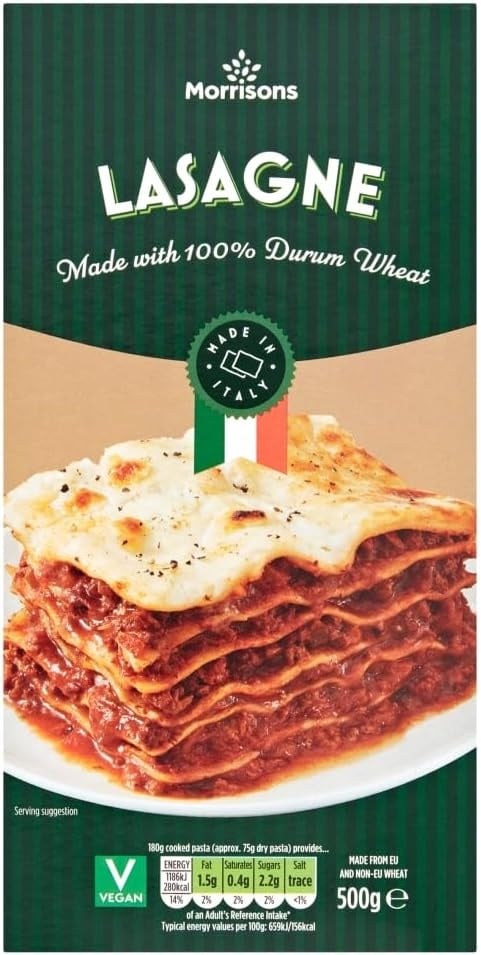 Morrisons Lasagne Sheets 500g