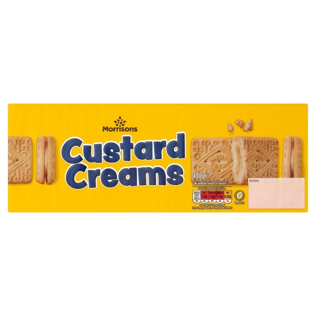 [112569111] Morrisons Custard Creams 400g