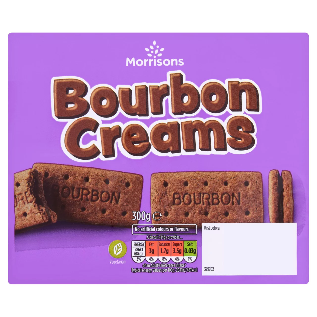 Morrisons Bourbon Creams 300g