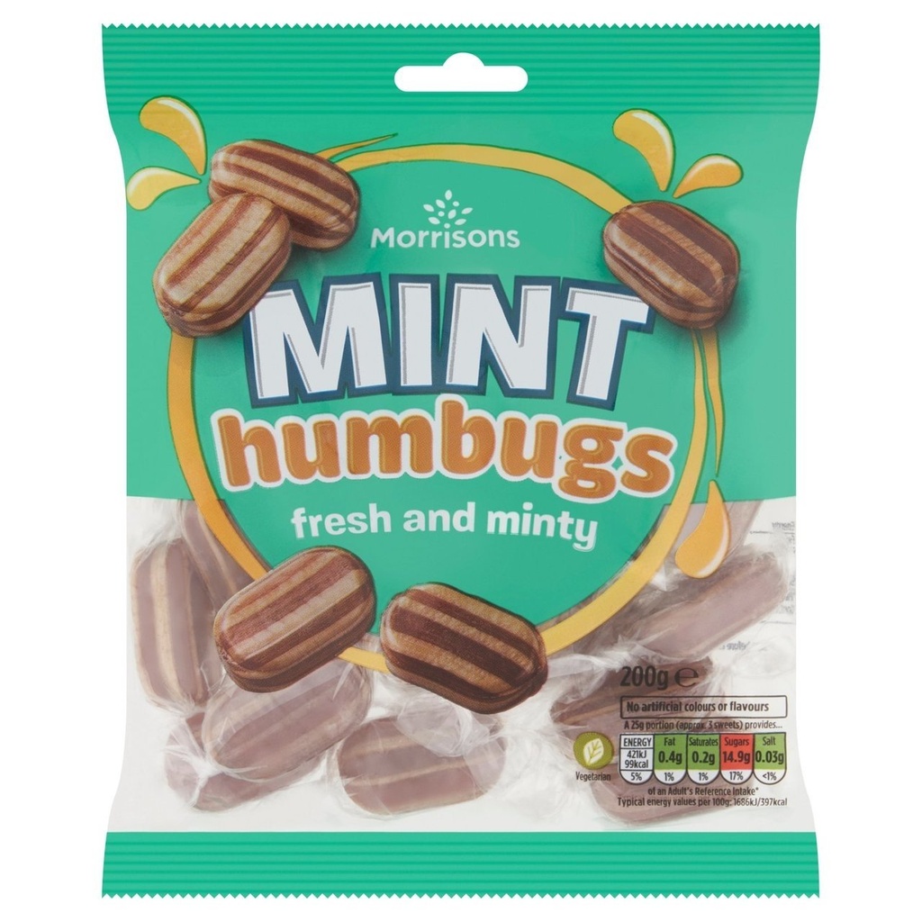 [110743008] Morrisons Mint Humbugs 200g