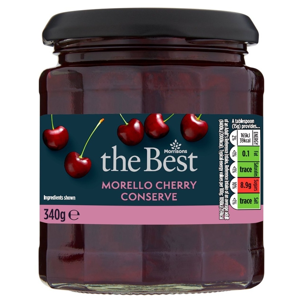 [108406192] Morrisons The Best Morello Cherry Conserve 340g