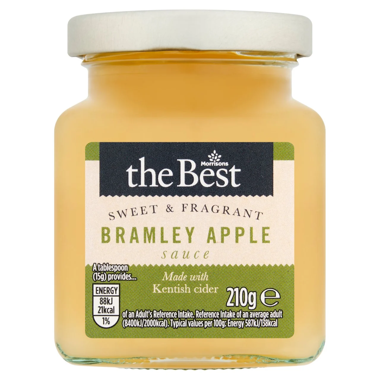 [108534135] Morrisons The Best Bramley Apple Sauce with Kentish Cider 210g