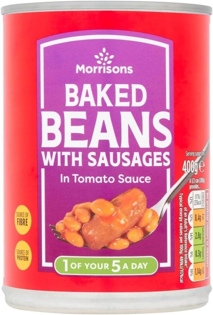 Morrisons Baked Beans & Sausages 400g