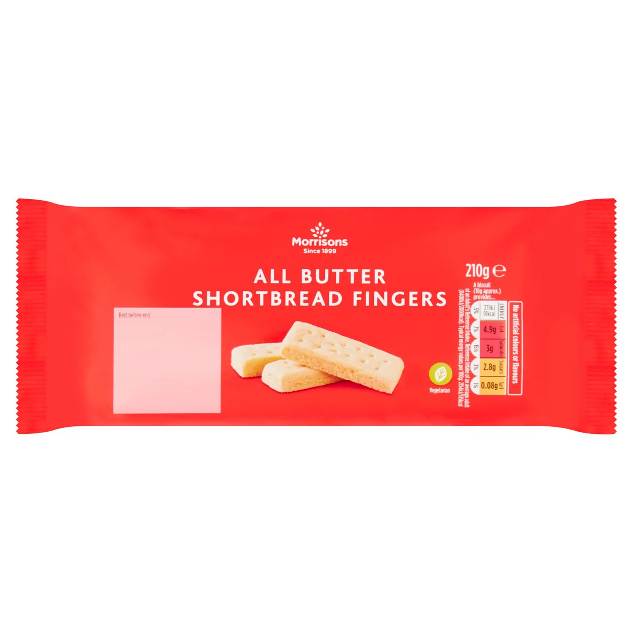 [110183813] Morrisons Shortbread Fingers 210g