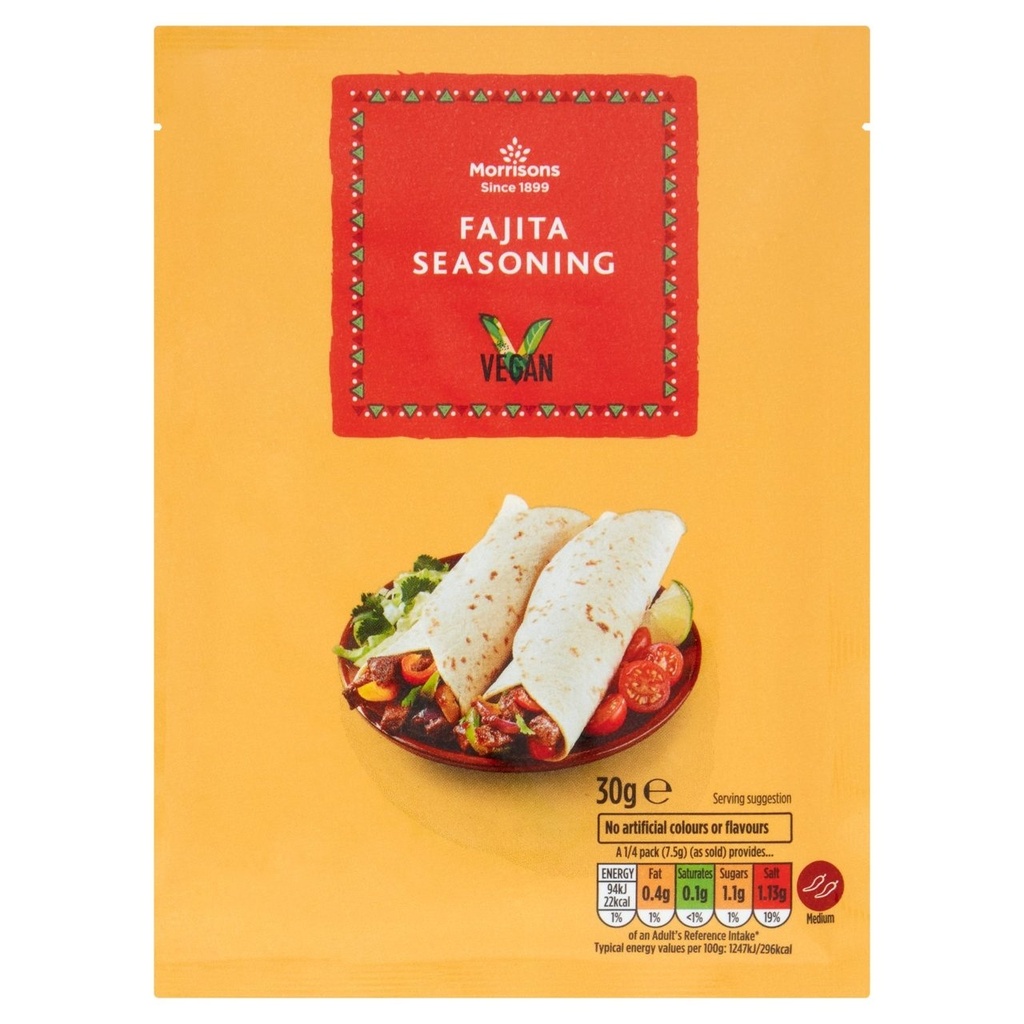 [110503830] Morrisons Fajita Seasoning 30g