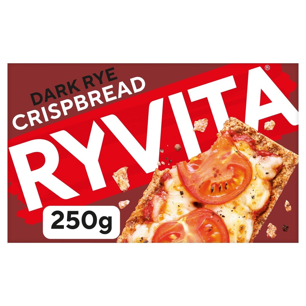 [100169] Ryvita Dark Rye Crispbread 250g