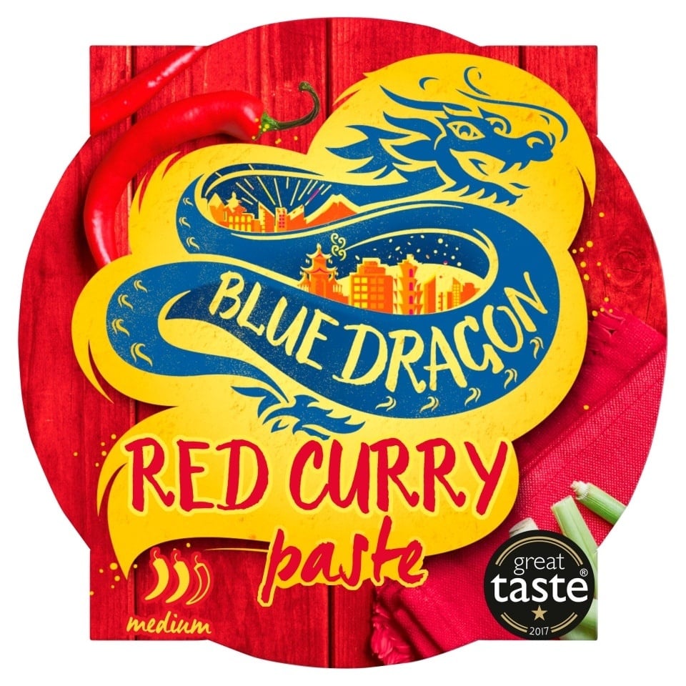 [107350836] Blue Dragon Thai Red Curry Paste Pot 50g