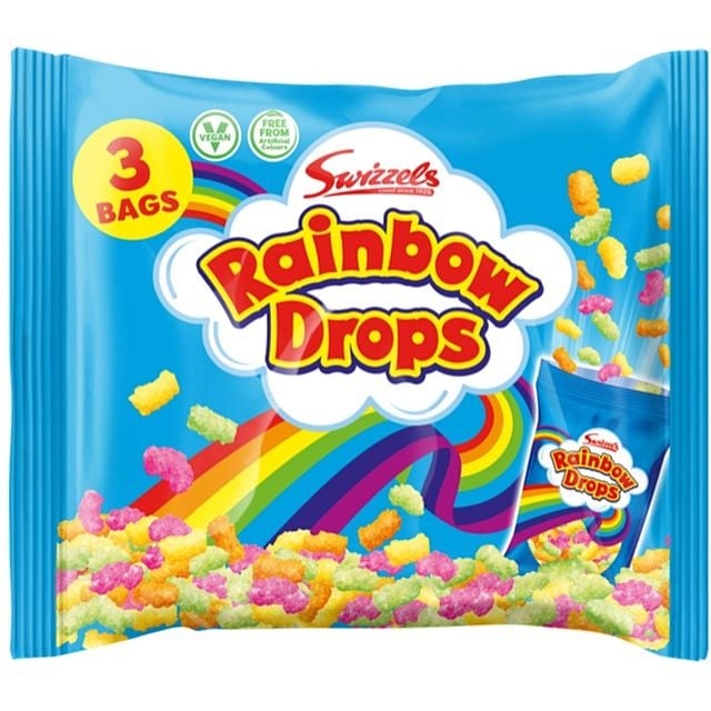 [179714] Swizzels Rainbow Drops 3pk