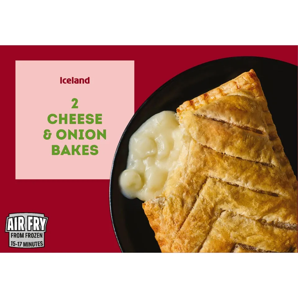 Iceland 2 Cheese & Onion Bakes 260g