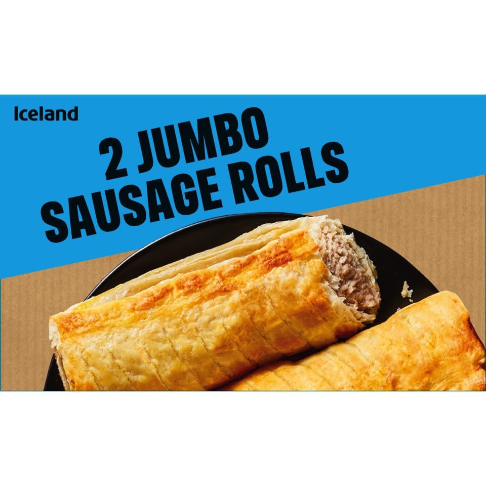 [18834] Iceland 2 Jumbo Sausage Rolls 280g