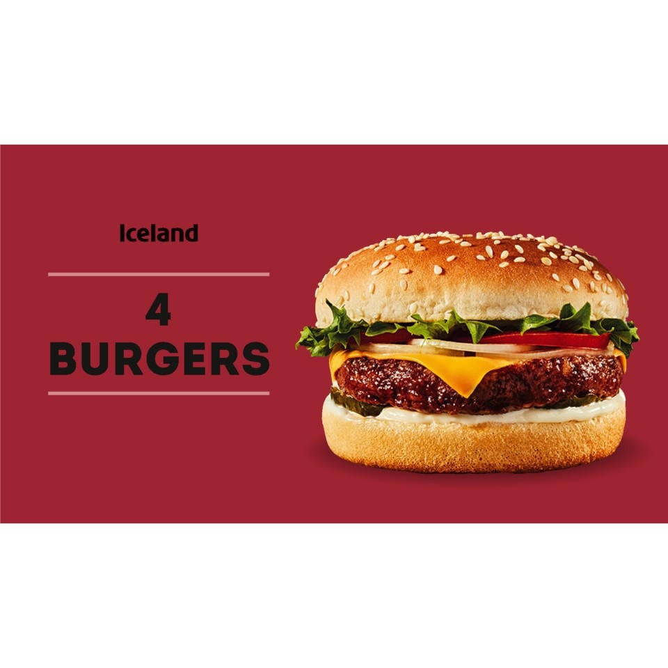 [18843] Iceland 4 Burgers 228g