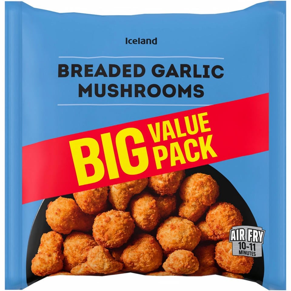 [24521] Iceland Breaded Garlic Mushrooms 350g