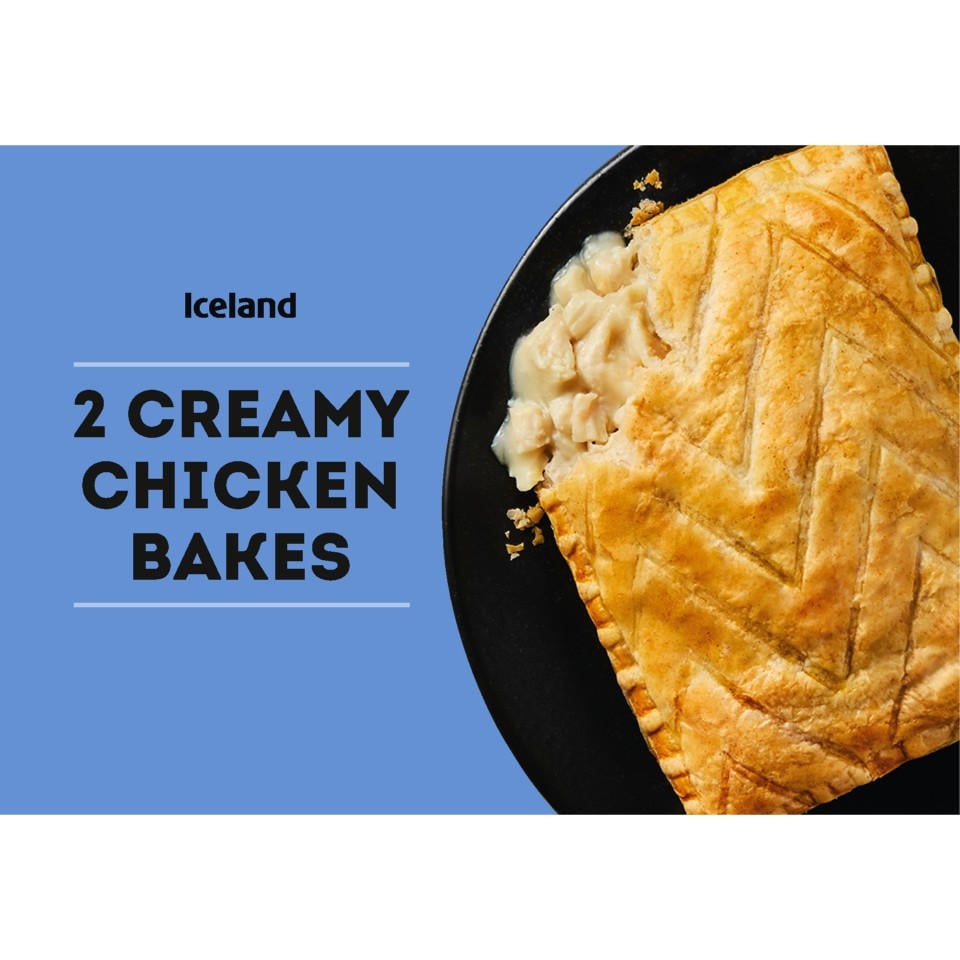 Iceland 2 Creamy Chicken Bakes 280g