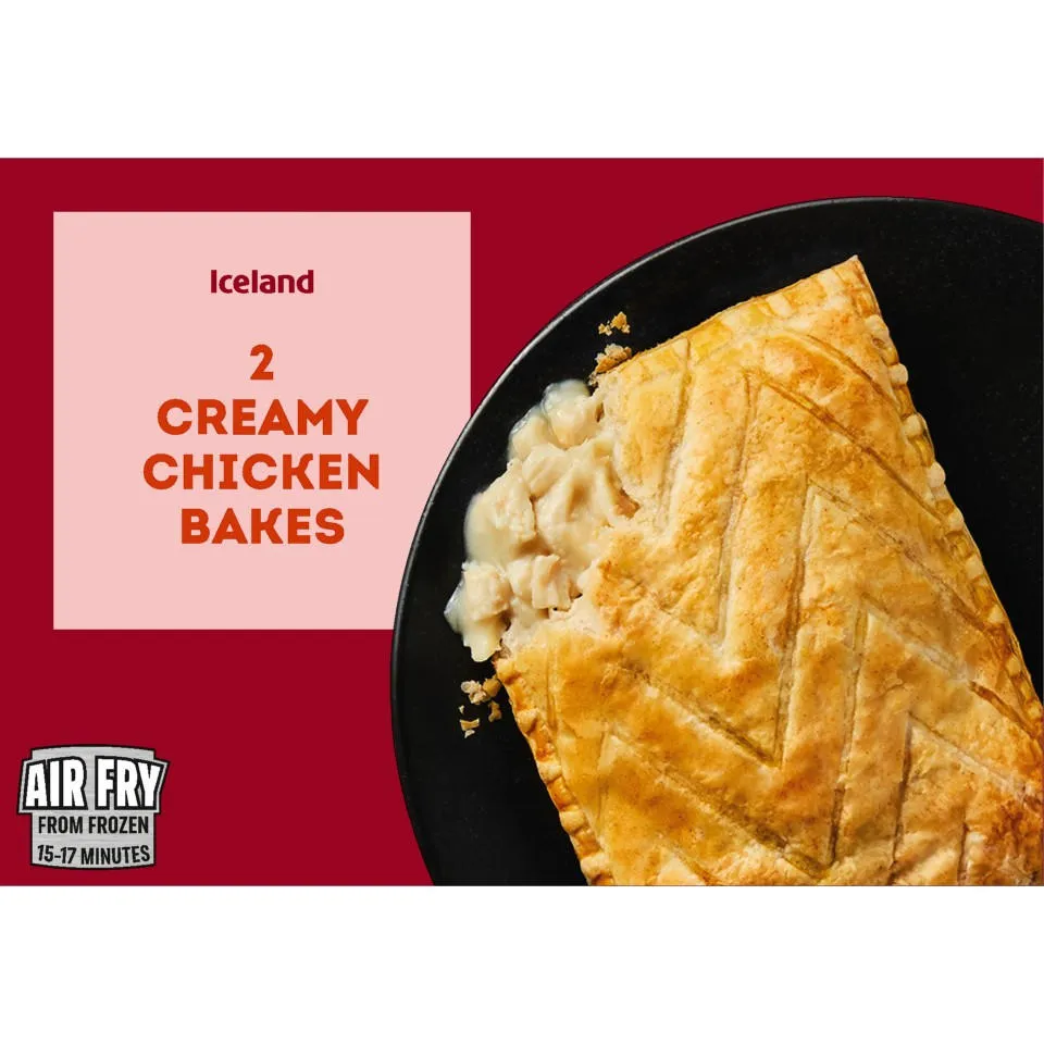 [31550] Iceland 2 Creamy Chicken Bakes 280g