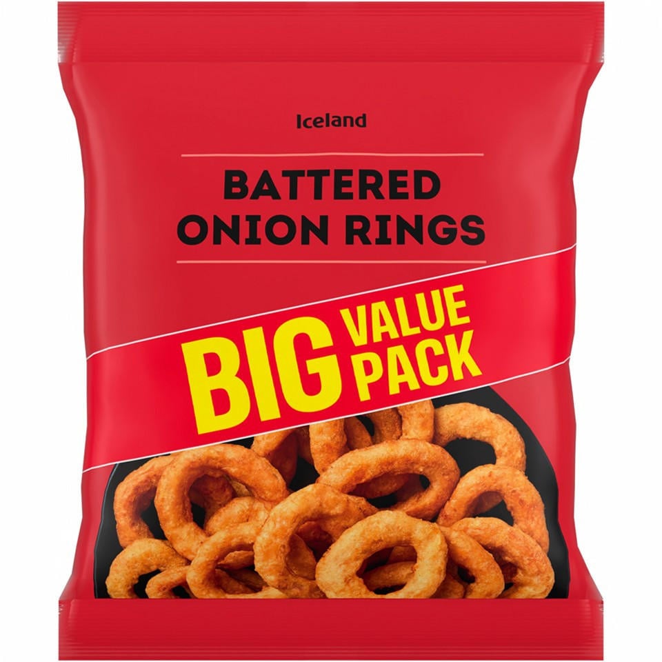 [35841] Iceland Battered Onion Rings 600g