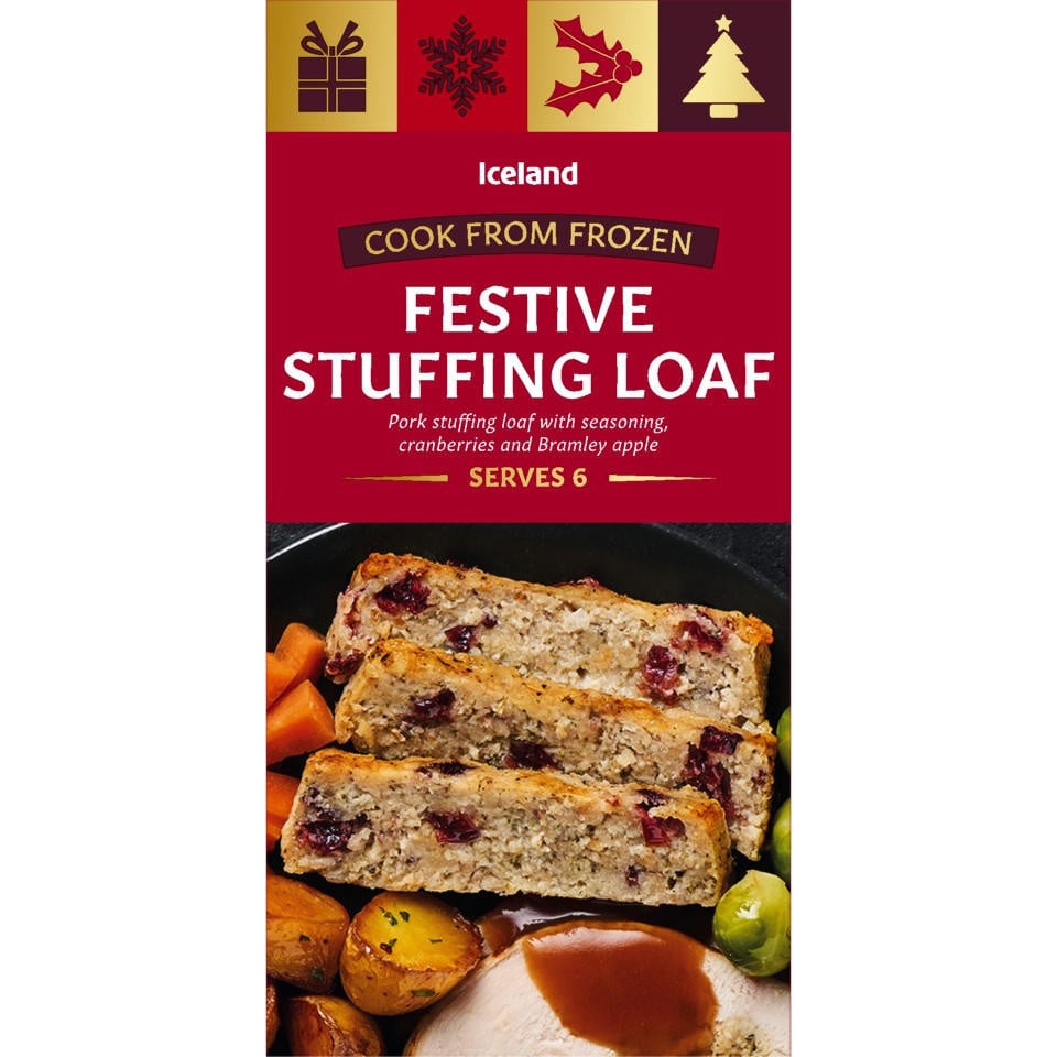 [41550] Iceland Festive Stuffing Loaf 340g