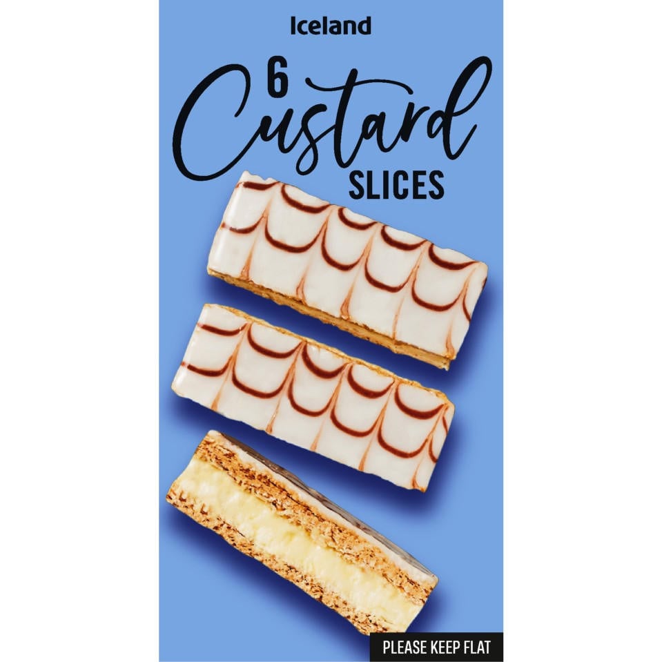 [74503] Iceland 6 Custard Slices 210g