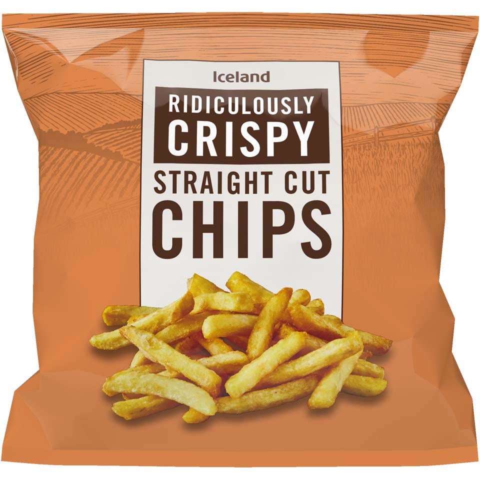 [76873] Iceland Ridiculously Crispy Straight Cut Chips 1.2kg
