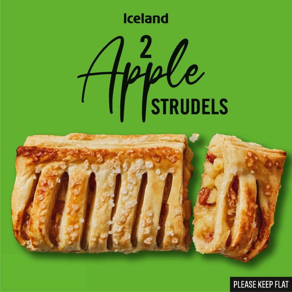 [91864] Iceland 2 Apple Strudels 600g