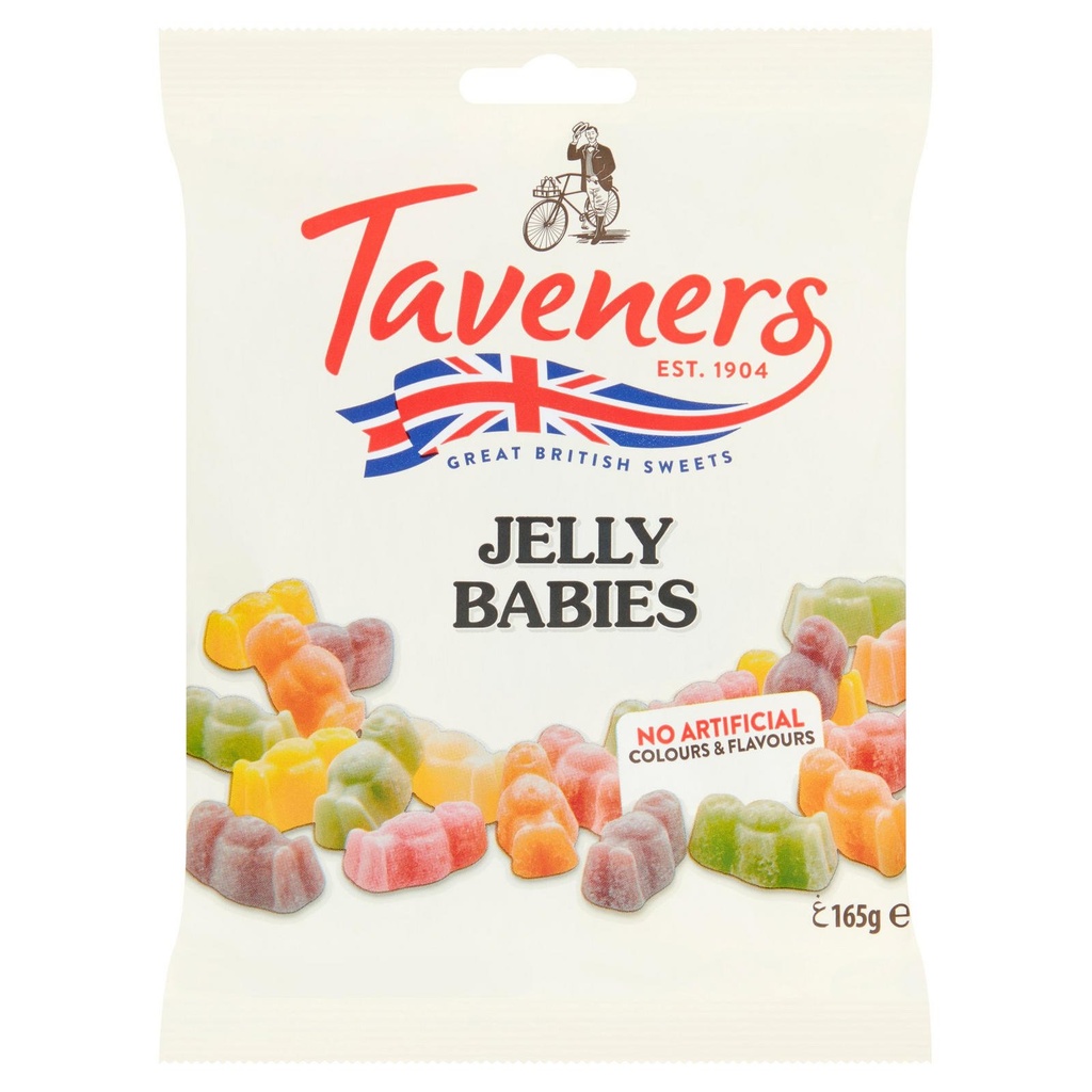 [100504] Taveners Jelly Babies 165g