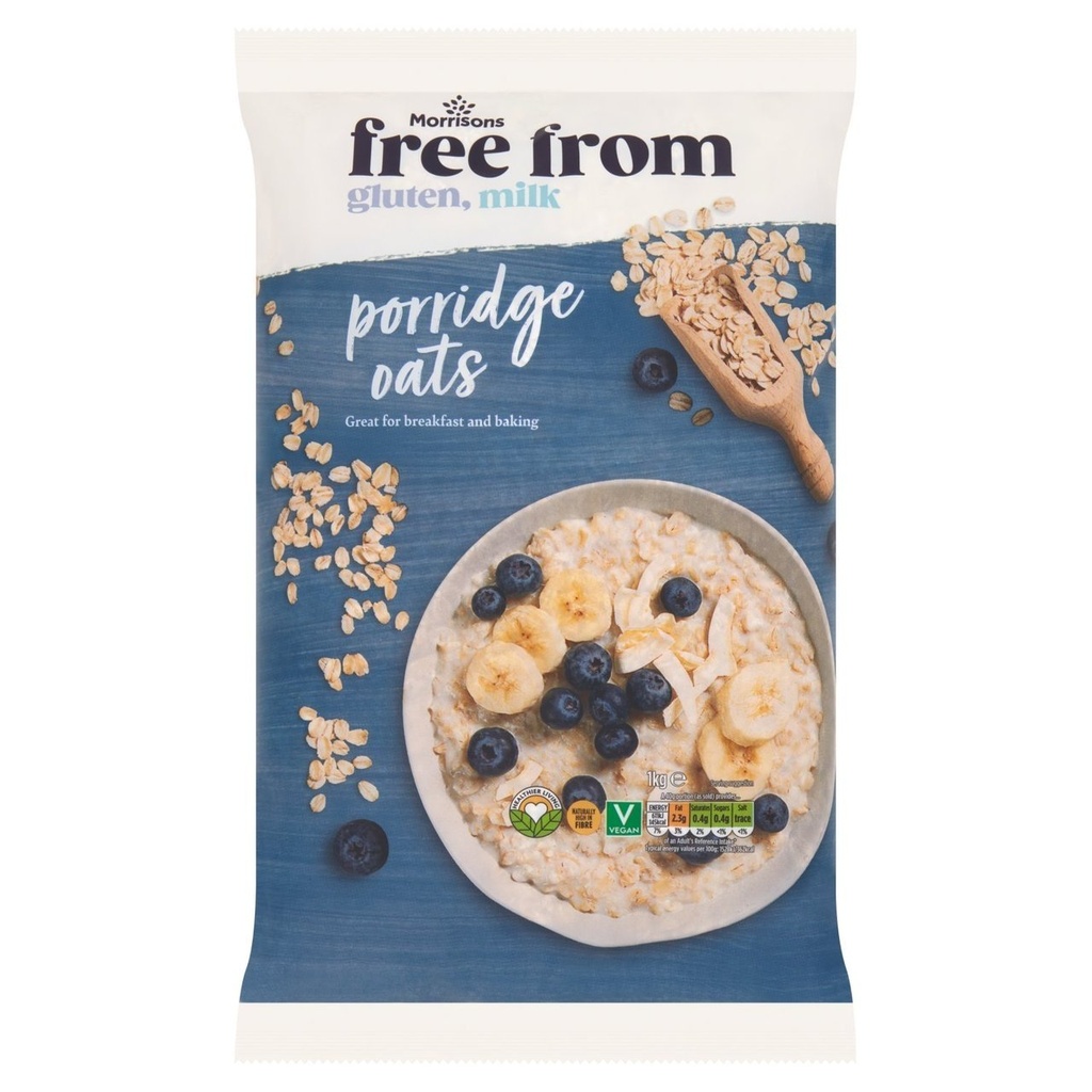 [113175675] Morrisons Free From Gluten Free Oats 1kg