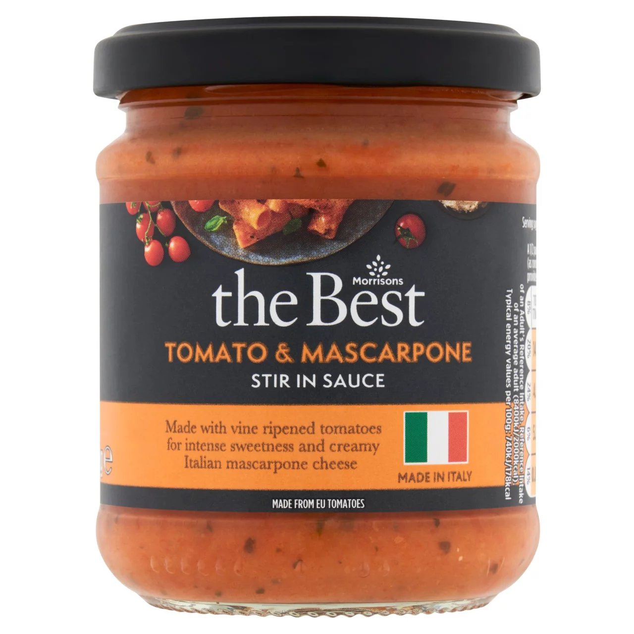 [112100971] Morrisons The Best Tomato & Mascarpone Pasta Sauce 190g