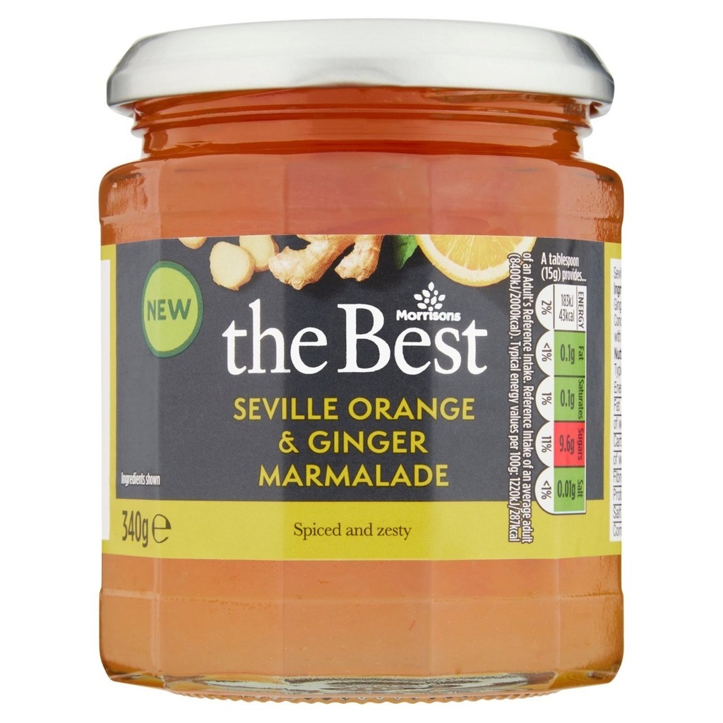 [112059541] Morrisons The Best Orange & Ginger Marmalade 340g