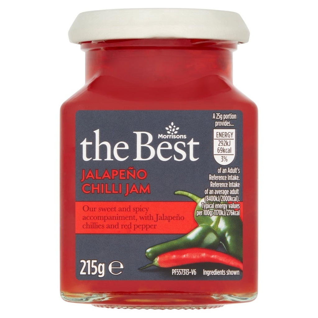 Morrisons The Best Jalapeno Chilli Jam Chutney 230g