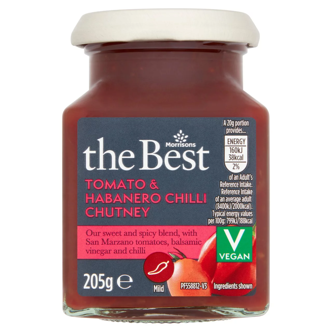 [112710883] Morrisons The Best Tomato & Chilli Chutney 205g