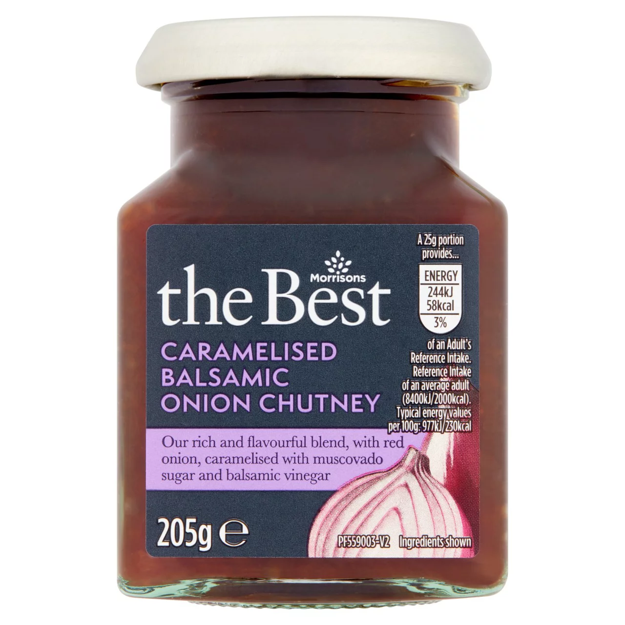 [112710971] Morrisons The Best Caramelised Balsamic Onion Chutney 205g