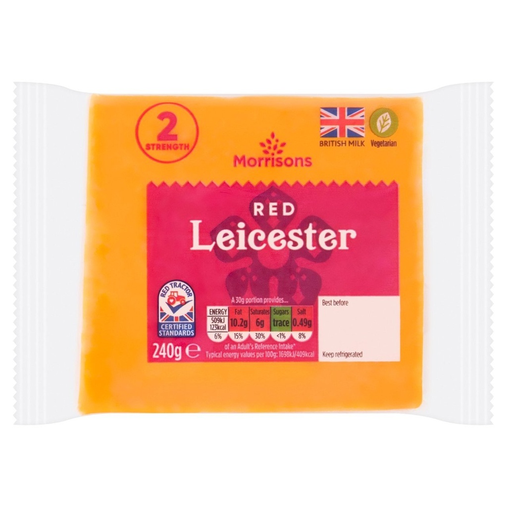 [113245258] Morrisons Red Leicester 240g