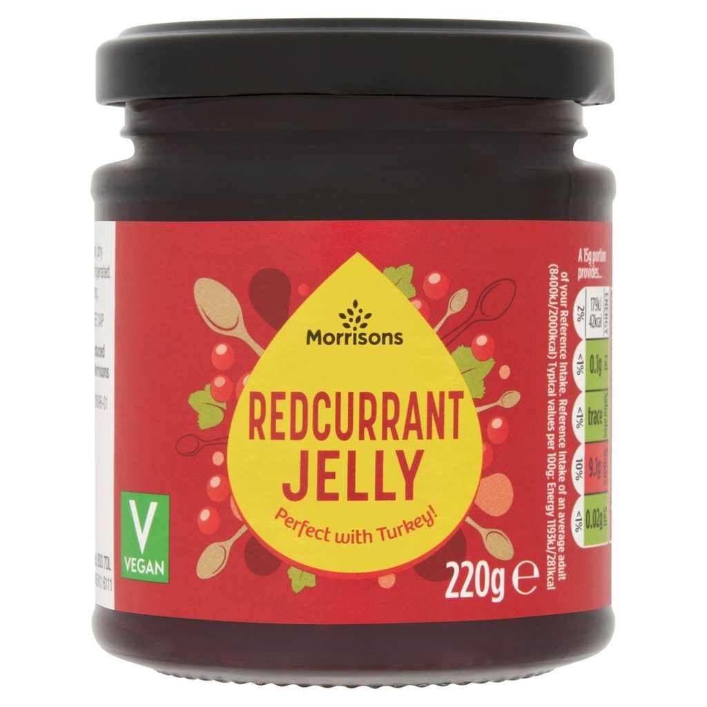 [113343595] Morrisons Redcurrant Jelly 220g