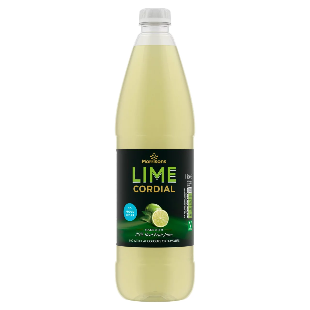 Morrisons Lime Cordial 1L