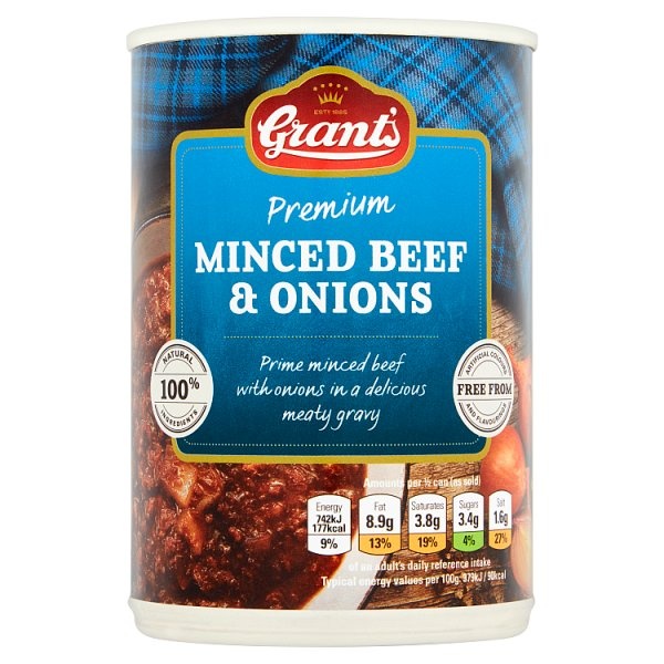 [145553] Grants Minced Beef & Onions 392g