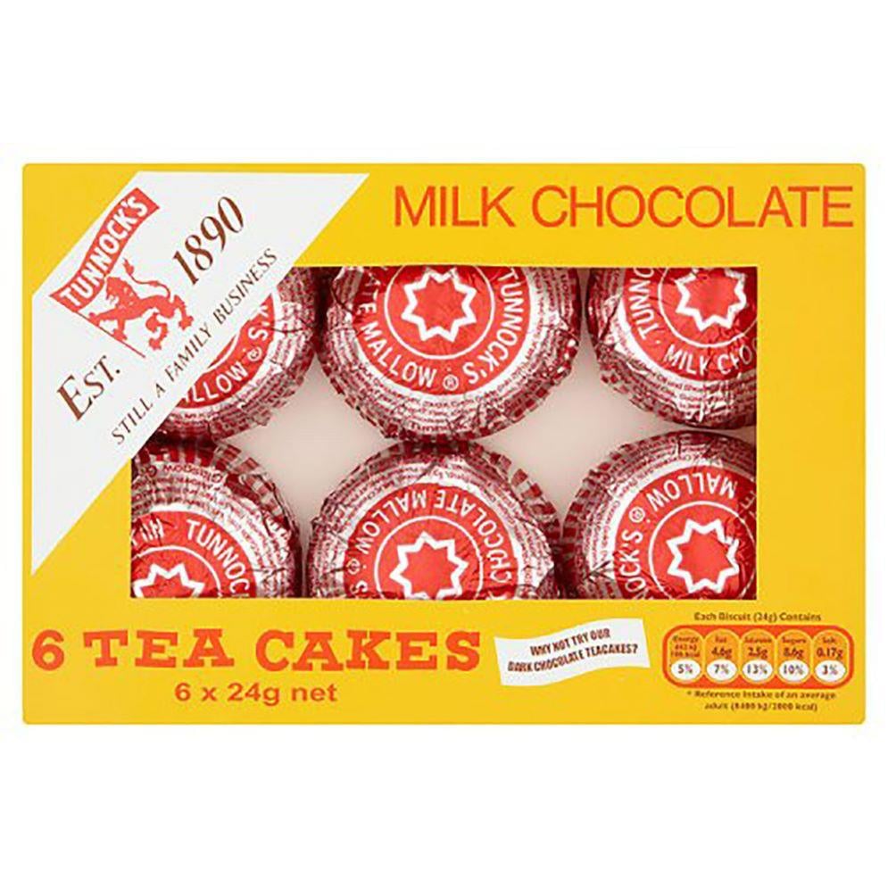 Tunnocks Milk Chocolate Teacakes 6pk