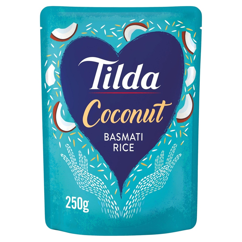 [122137] Tilda Microwave Coconut Basmati Rice 250g
