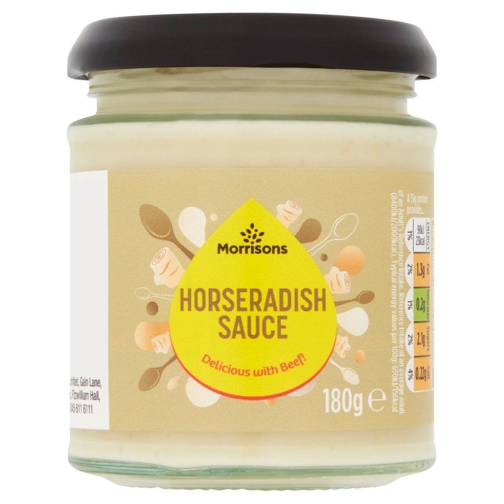 [300001658] Morrisons Horseradish Sauce 180g